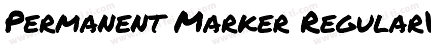 Permanent Marker RegularVersion 10字体转换